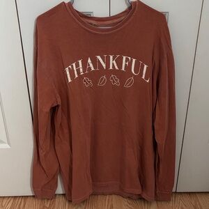 Burnt Orange Long Sleeve Shirt (great condition)